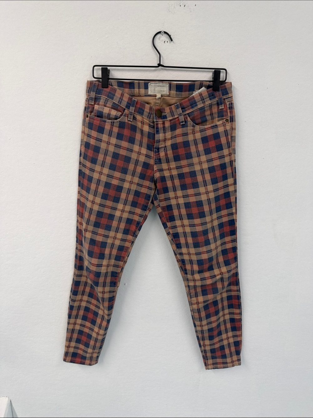 Current/Elliot Plaid Jeans